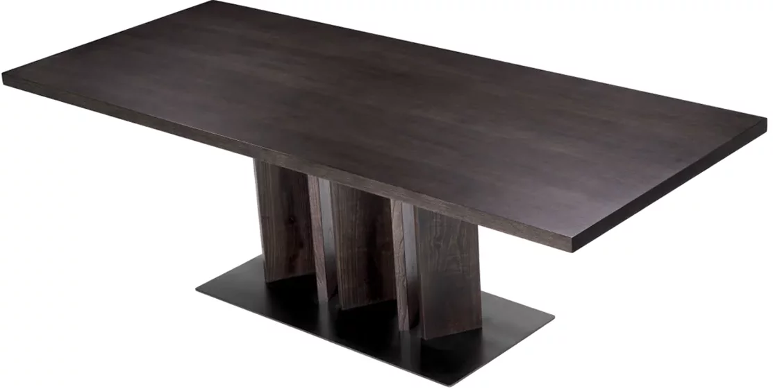 Стіл обідній 240 см, 10-місний, Mocha oak veneer