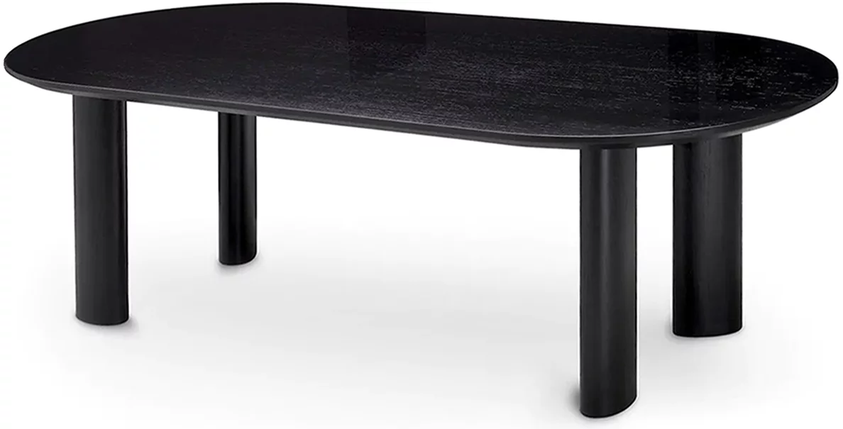Стіл обідній 240 см, 10-місний, Black veneer