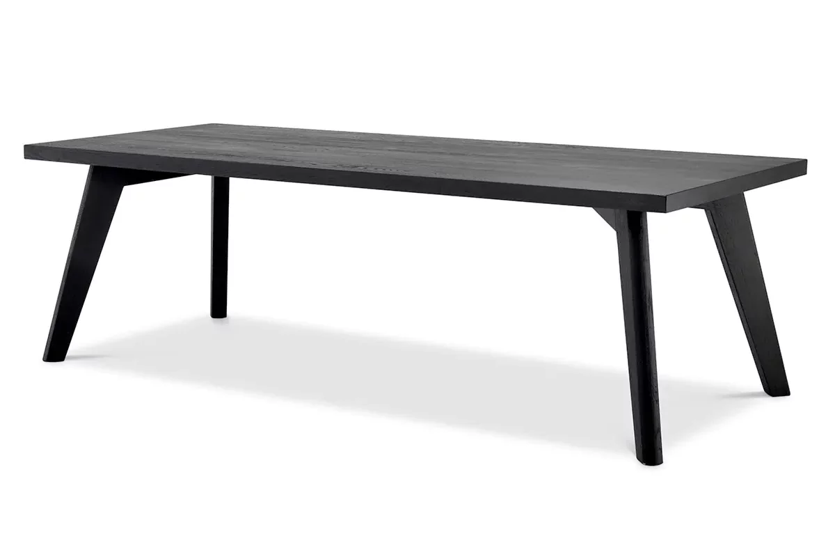 Стіл обідній 240 см, 10-місний, Black oak