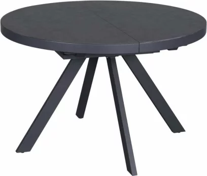 Стіл обідній розкладний 6-8 місць 119 см, Dark grey ceramic made in italy