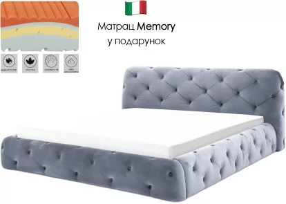 Комплект ліжко та матрац ergo memory 160*200 з підйомним механізмом, Elephant