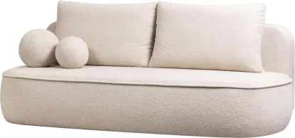 Диван 3-місний розкладний, Beige boucle