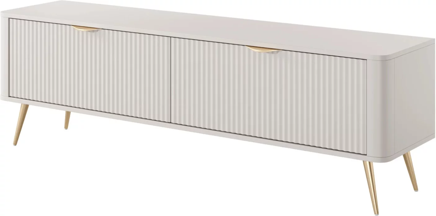 Тумба tv 2 шафки 163 см, Beige ribbed