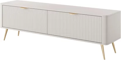 Тумба tv 2 шафки 163 см, Beige ribbed