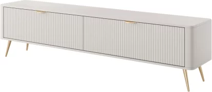 Тумба tv 2 шафки 200 см, Beige ribbed