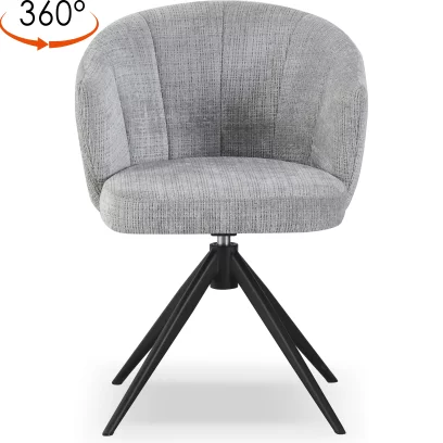 Cтілець обідній з підлокітниками поворотний 360°, Silver breeze charm