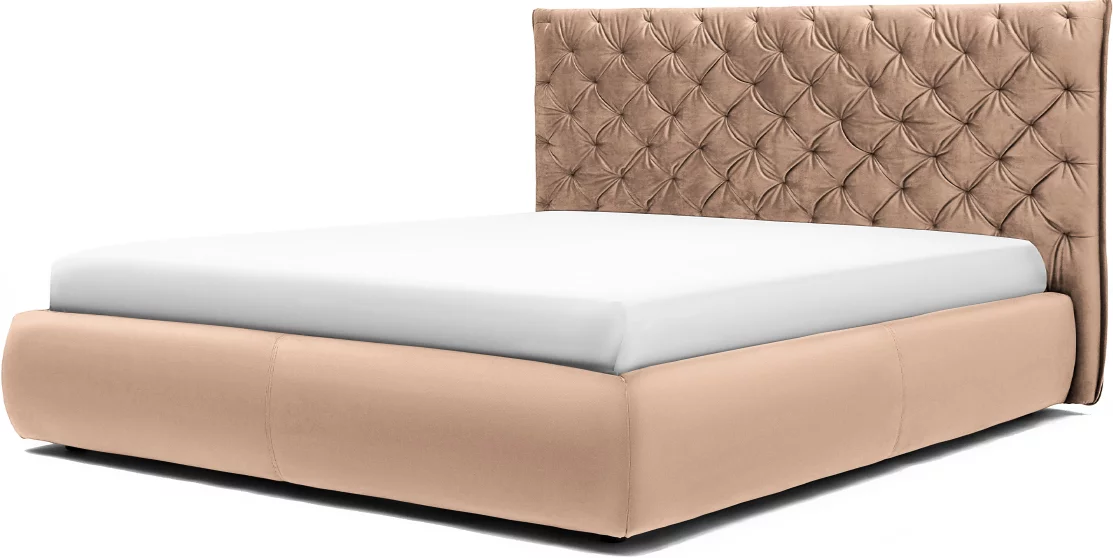 Комплект ліжко та італійській матрас 160*200, Champagne velvet