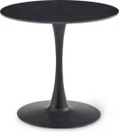  Стіл обідній, Etna top black base Ø 80 см
