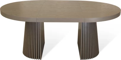 Стіл обідній розкладний 4-10 місць 120-180-240 см, Brown dark wood