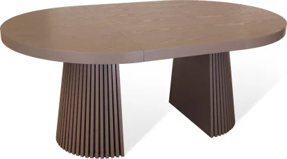Стіл обідній розкладний 4-10 місць 120-180-240 см, Brown dark wood