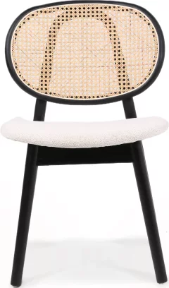 Стілець обідній , Savanna beige black wood