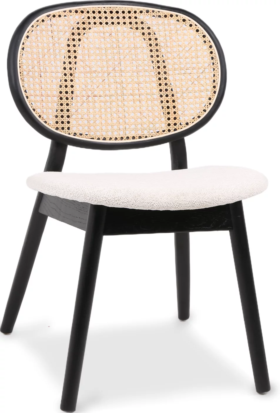 Стілець обідній , Savanna beige black wood