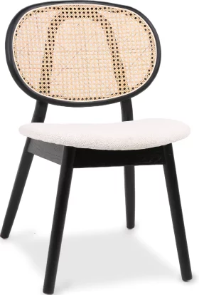 Стілець обідній , Savanna beige black wood