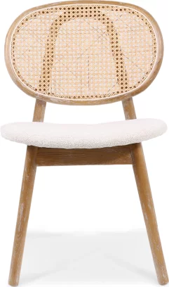 Стілець обідній , Savanna beige natural wood