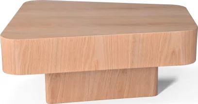 Стіл кавовий 80 см, Oak nature top and base