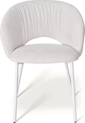 Cтілець обідній з підлокітниками , Savanna beige white base