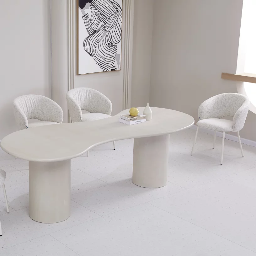 Cтілець обідній з підлокітниками , Savanna beige white base