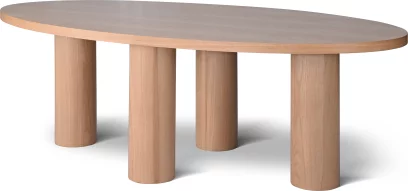 Стіл обідній 10 місць 220 см, Oak nature top and base