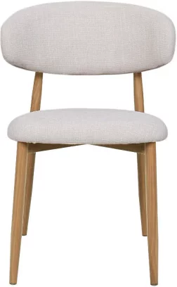 Стілець обідній , Marble linen nature wood base