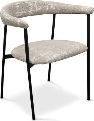 Cтілець обідній з підлокітниками , Sand luxury volcanic black base