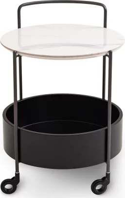 Столик сервірувальний , Lilac ice top black base