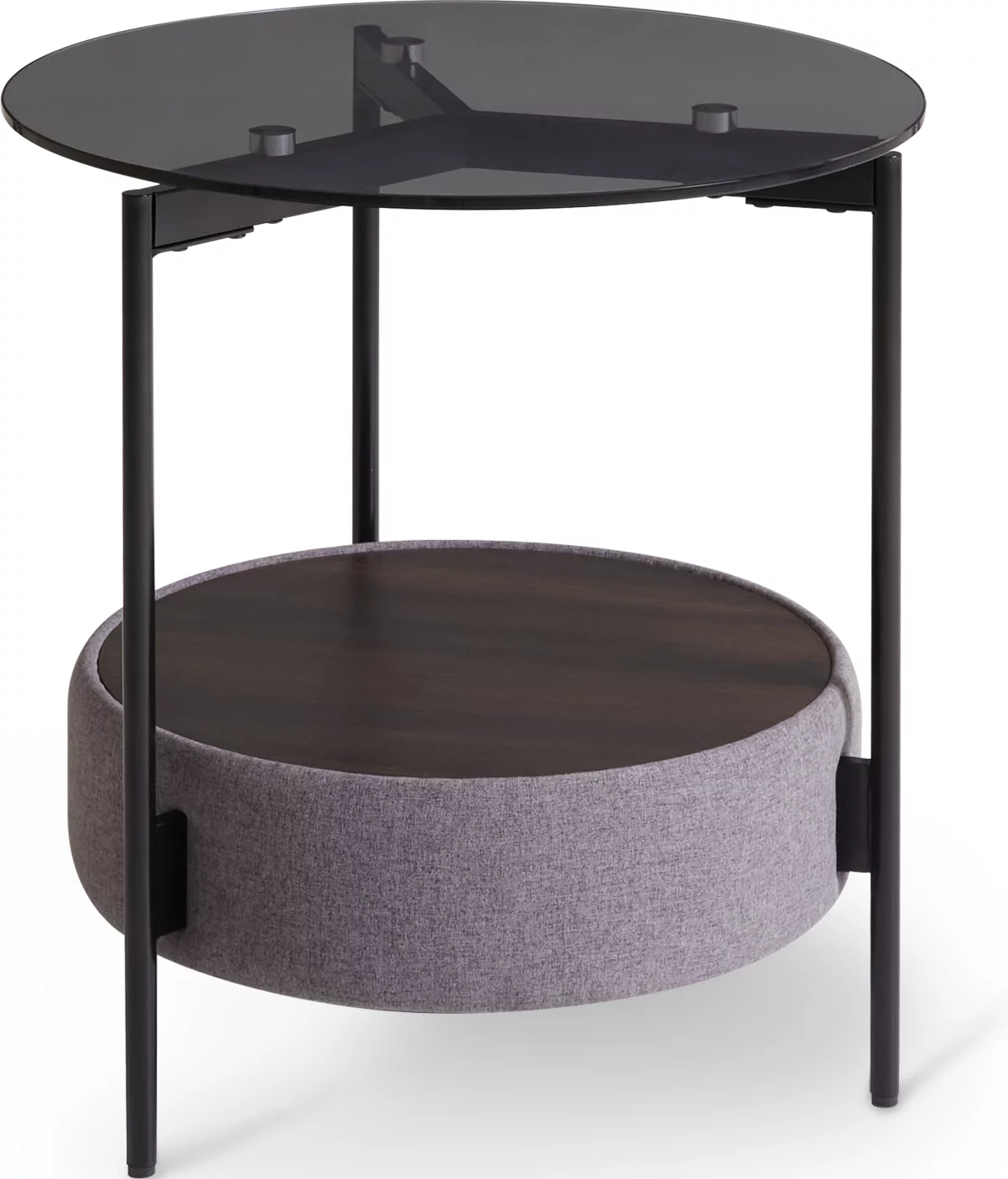 Стіл приставний , Black top black base