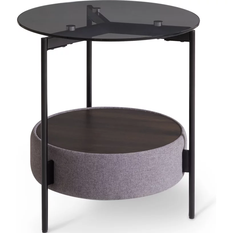 Стіл приставний , Black top black base