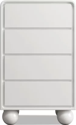 Комод високий , Silk white