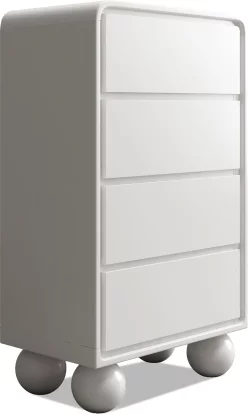 Комод високий , Silk white