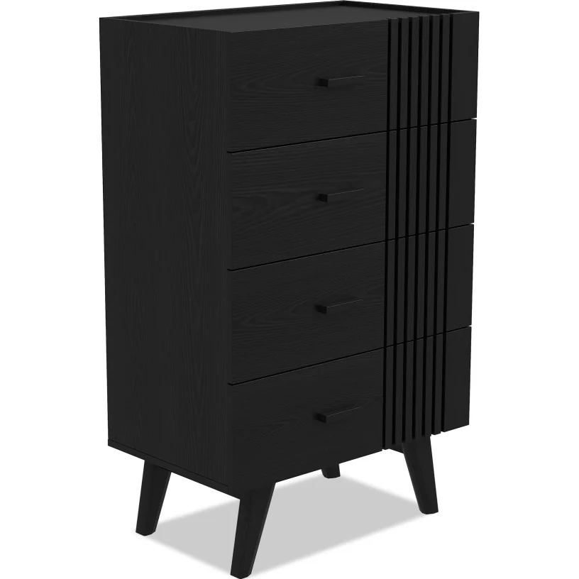 Комод високий , Black diamond wood