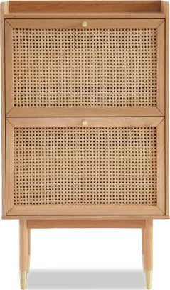 Комод високий 2 шухлядки, Natural wood