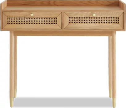 Консольний стіл 2 шухлядки, Natural wood