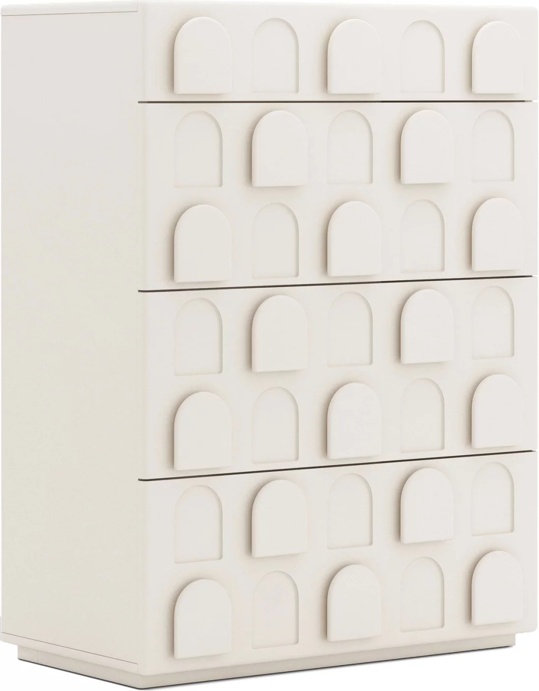Комод високий , Silk white