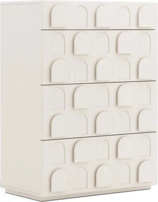 Комод високий , Silk white