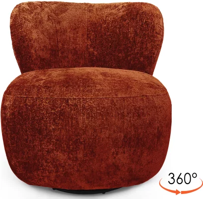Крісло поворотне 360°, Siena fabric
