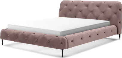 Ліжко 180*200, Rosa chiaro velvet