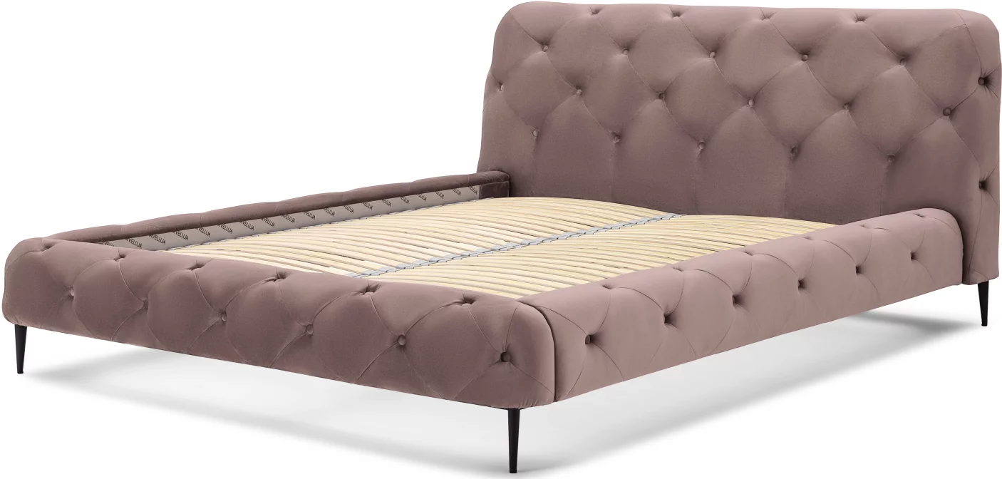 Ліжко 160*200, Rosa chiaro velvet