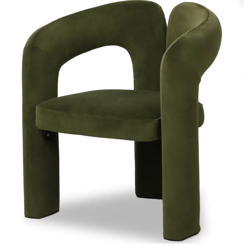 Крісло , Green forest velvet