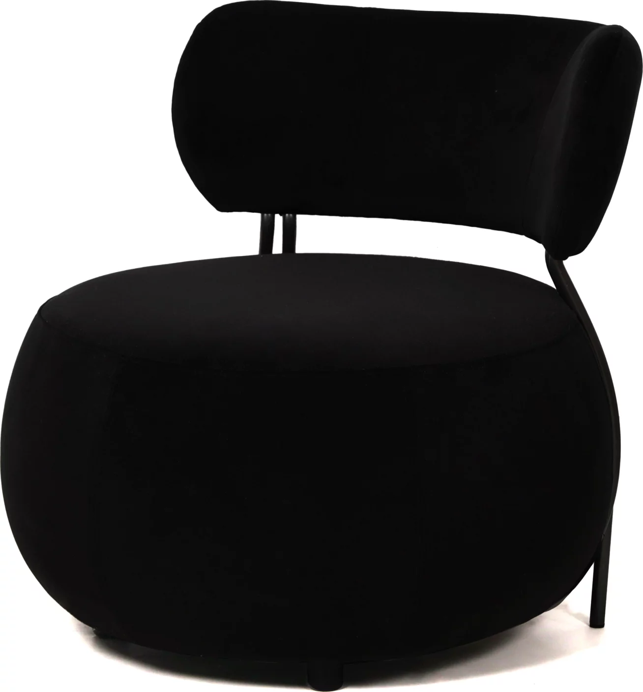 Крісло , Black moon velvet black feet
