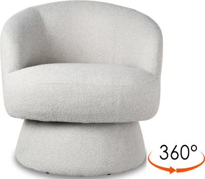 Крісло поворотне 360°, Caramel sand