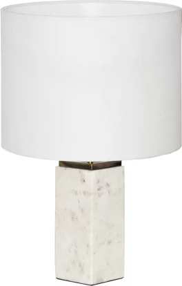Лампа настільна , White marble 