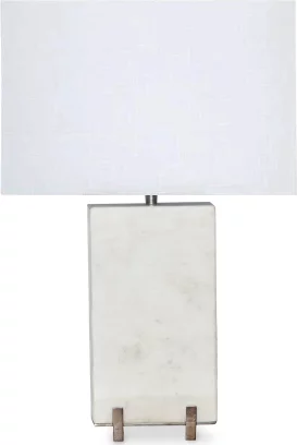 Лампа настільна , White marble 