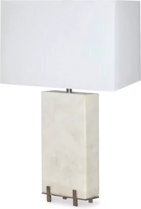 Лампа настільна , White marble 