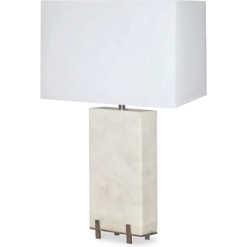 Лампа настільна , White marble 
