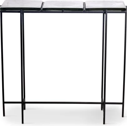 Консольний стіл , Casted glass black base
