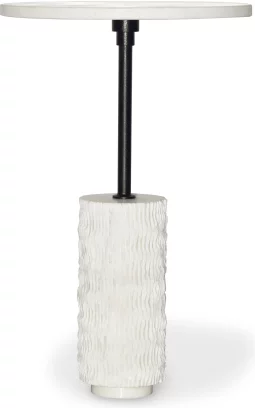 Стіл журнальний , White banswara marble