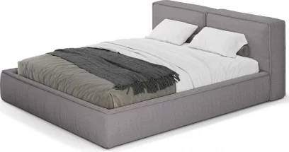 Ліжко 200*200 з підйомним механізмом, Pewter chenille boucle