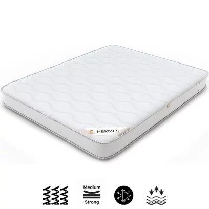 Матрац ортопедичний 160*200 з пружинним блоком, White