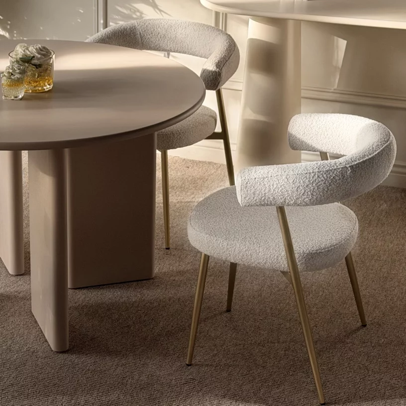 Стілець обідній , Swan feather bronze base