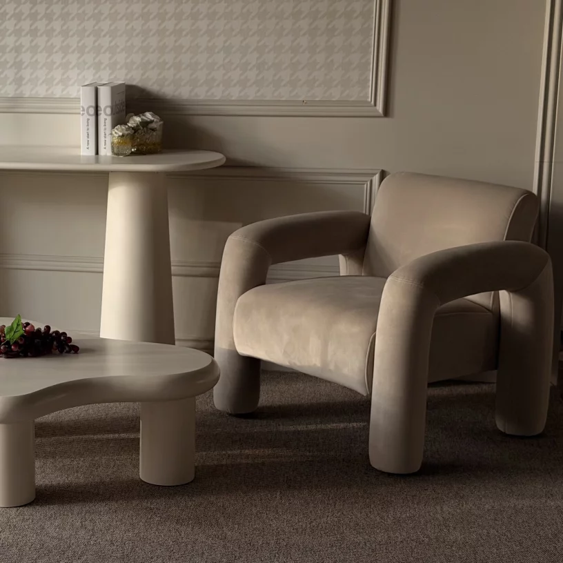 Крісло , Ashen rose velvet